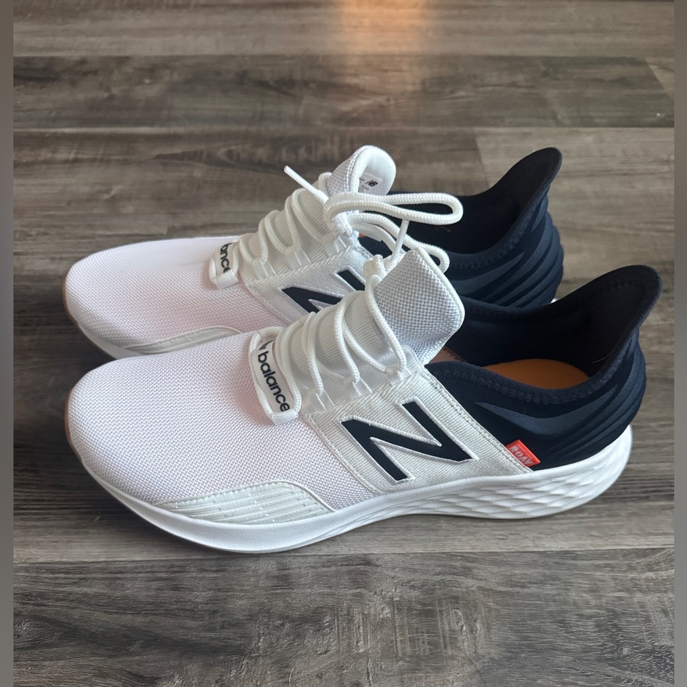 New Balance Black and White Athletic Shoes
